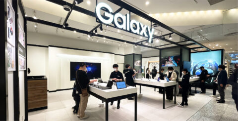 「Galaxy Studio Osaka」Galaxyの様々な製品体験ができるショップのデザインをさせていただきました。